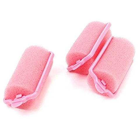Superior Pink Foam Sponge Hair Rollers Small 25mm