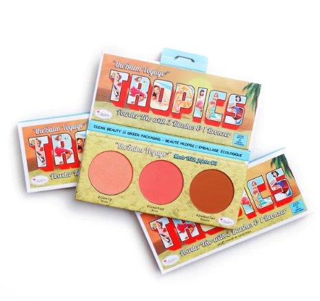 The Balm Tropics Powder Trio 2 Blushes and 1 Bronzer