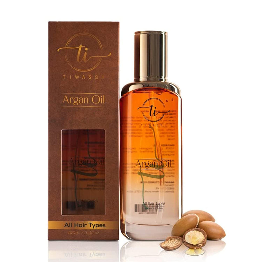 Tiwassi Argan Oil 100% Pure For Strong & Shiny Hair 100ml - IZZAT DAOUK Lebanon
