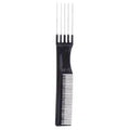 Top Fashion Plastic Black Double Headed Comb