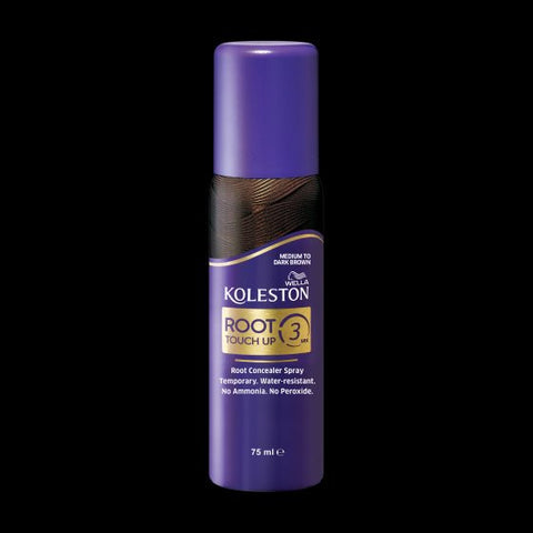 Wella Koleston Root Touch Up Spray Medium - Dark Brown - IZZAT DAOUK Lebanon